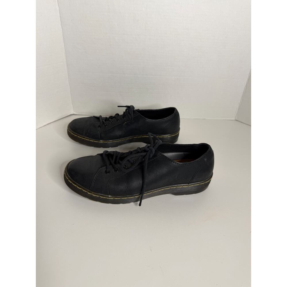 Dr. Martens Wilbur shoe Black Wyoming leather Size US 8 Mens Oxford